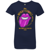 T-Shirts Midnight Navy / YXS Stones World Tour Girls Premium T-Shirt