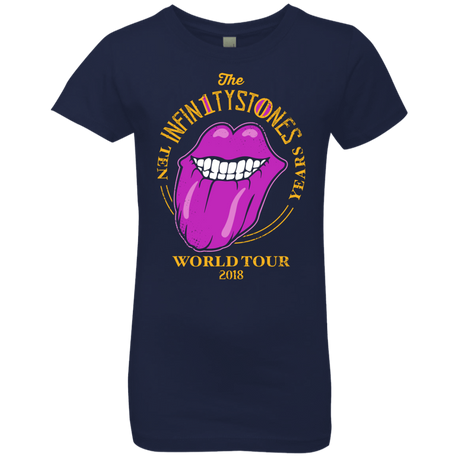T-Shirts Midnight Navy / YXS Stones World Tour Girls Premium T-Shirt