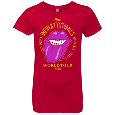 T-Shirts Red / YXS Stones World Tour Girls Premium T-Shirt
