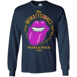 T-Shirts Navy / S Stones World Tour Men's Long Sleeve T-Shirt