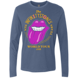 T-Shirts Indigo / S Stones World Tour Men's Premium Long Sleeve