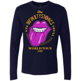 T-Shirts Midnight Navy / S Stones World Tour Men's Premium Long Sleeve