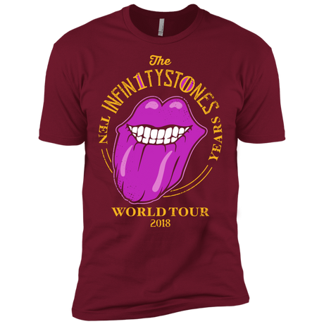 T-Shirts Cardinal / X-Small Stones World Tour Men's Premium T-Shirt