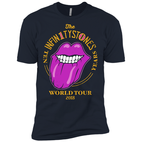 T-Shirts Midnight Navy / X-Small Stones World Tour Men's Premium T-Shirt
