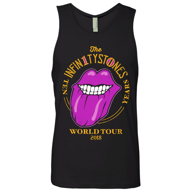 T-Shirts Black / S Stones World Tour Men's Premium Tank Top