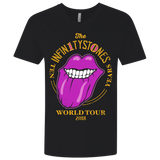 T-Shirts Black / X-Small Stones World Tour Men's Premium V-Neck