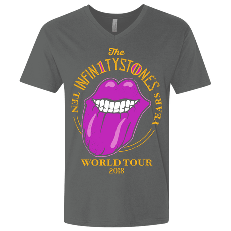 T-Shirts Heavy Metal / X-Small Stones World Tour Men's Premium V-Neck