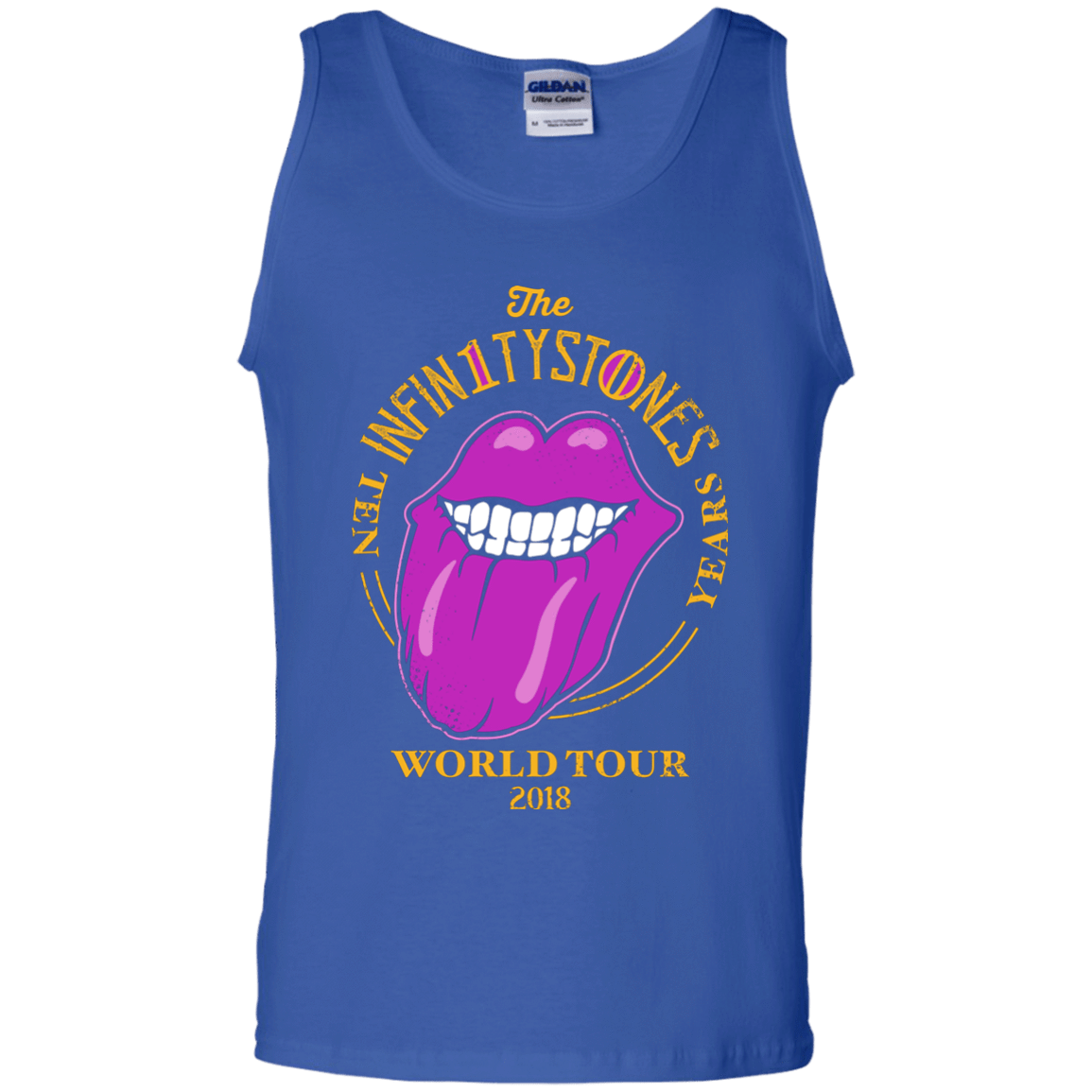 T-Shirts Royal / S Stones World Tour Men's Tank Top