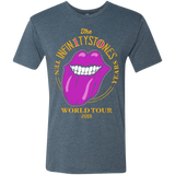 T-Shirts Indigo / S Stones World Tour Men's Triblend T-Shirt