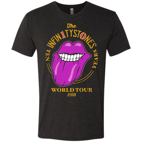 T-Shirts Vintage Black / S Stones World Tour Men's Triblend T-Shirt