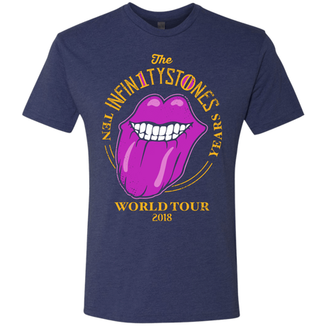 T-Shirts Vintage Navy / S Stones World Tour Men's Triblend T-Shirt