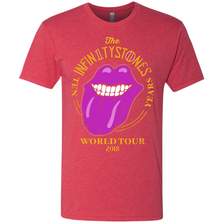 T-Shirts Vintage Red / S Stones World Tour Men's Triblend T-Shirt