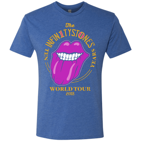 T-Shirts Vintage Royal / S Stones World Tour Men's Triblend T-Shirt