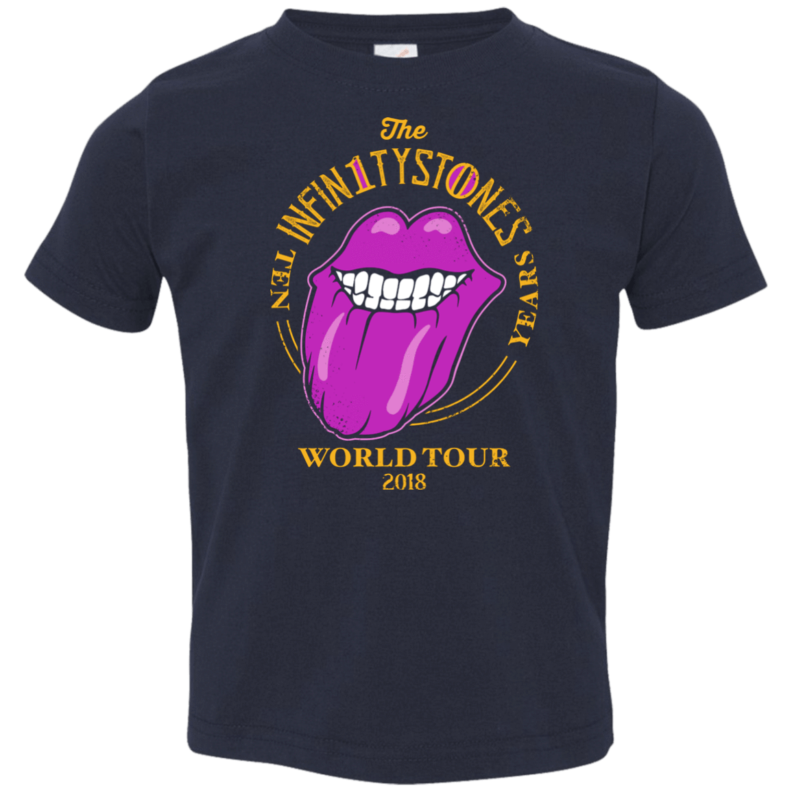 T-Shirts Navy / 2T Stones World Tour Toddler Premium T-Shirt