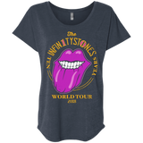 T-Shirts Vintage Navy / X-Small Stones World Tour Triblend Dolman Sleeve