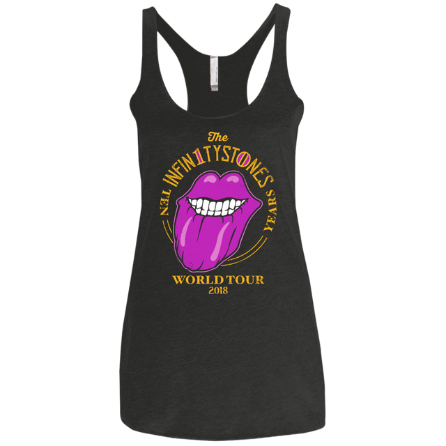 T-Shirts Vintage Black / X-Small Stones World Tour Women's Triblend Racerback Tank