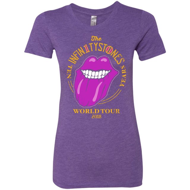 T-Shirts Purple Rush / S Stones World Tour Women's Triblend T-Shirt