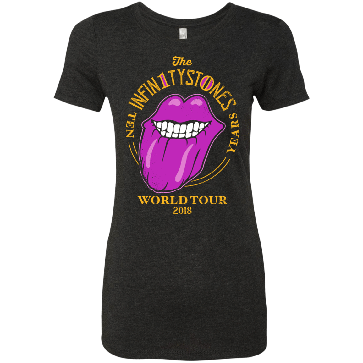 T-Shirts Vintage Black / S Stones World Tour Women's Triblend T-Shirt