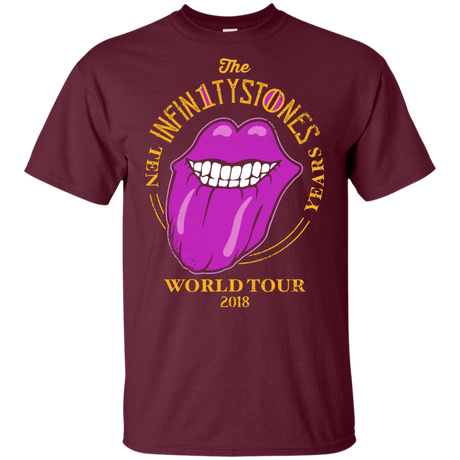 T-Shirts Maroon / YXS Stones World Tour Youth T-Shirt