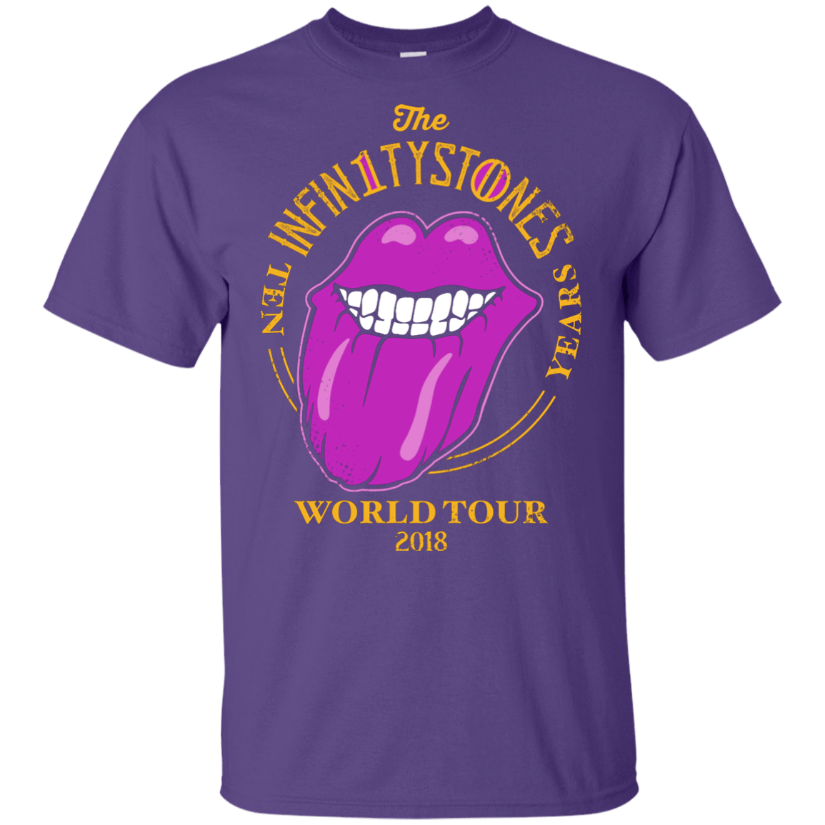 T-Shirts Purple / YXS Stones World Tour Youth T-Shirt