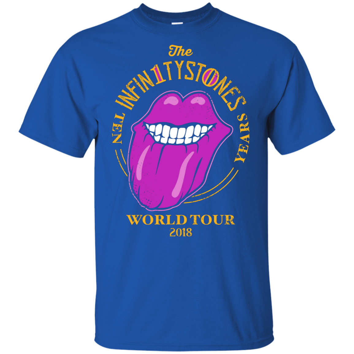 T-Shirts Royal / YXS Stones World Tour Youth T-Shirt