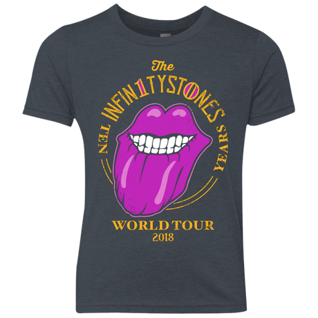 T-Shirts Vintage Navy / YXS Stones World Tour Youth Triblend T-Shirt