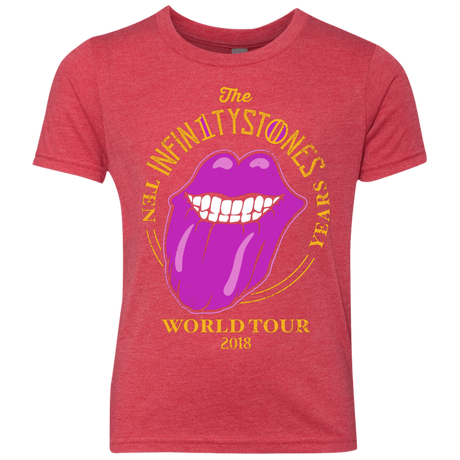 T-Shirts Vintage Red / YXS Stones World Tour Youth Triblend T-Shirt
