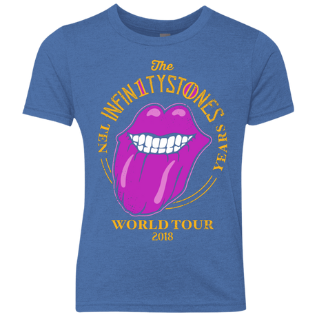 T-Shirts Vintage Royal / YXS Stones World Tour Youth Triblend T-Shirt