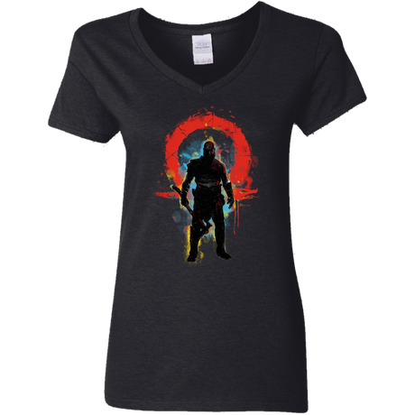 T-Shirts Black / S Storm of War Women's V-Neck T-Shirt