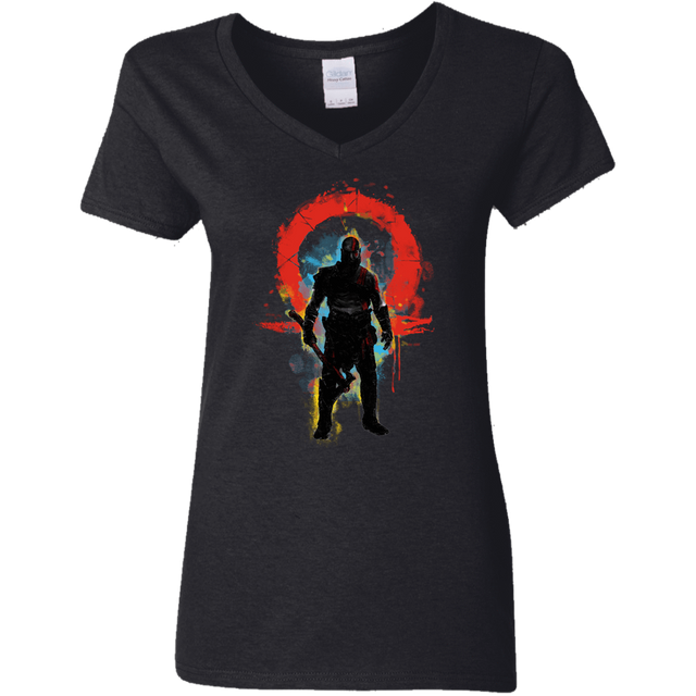 T-Shirts Black / S Storm of War Women's V-Neck T-Shirt