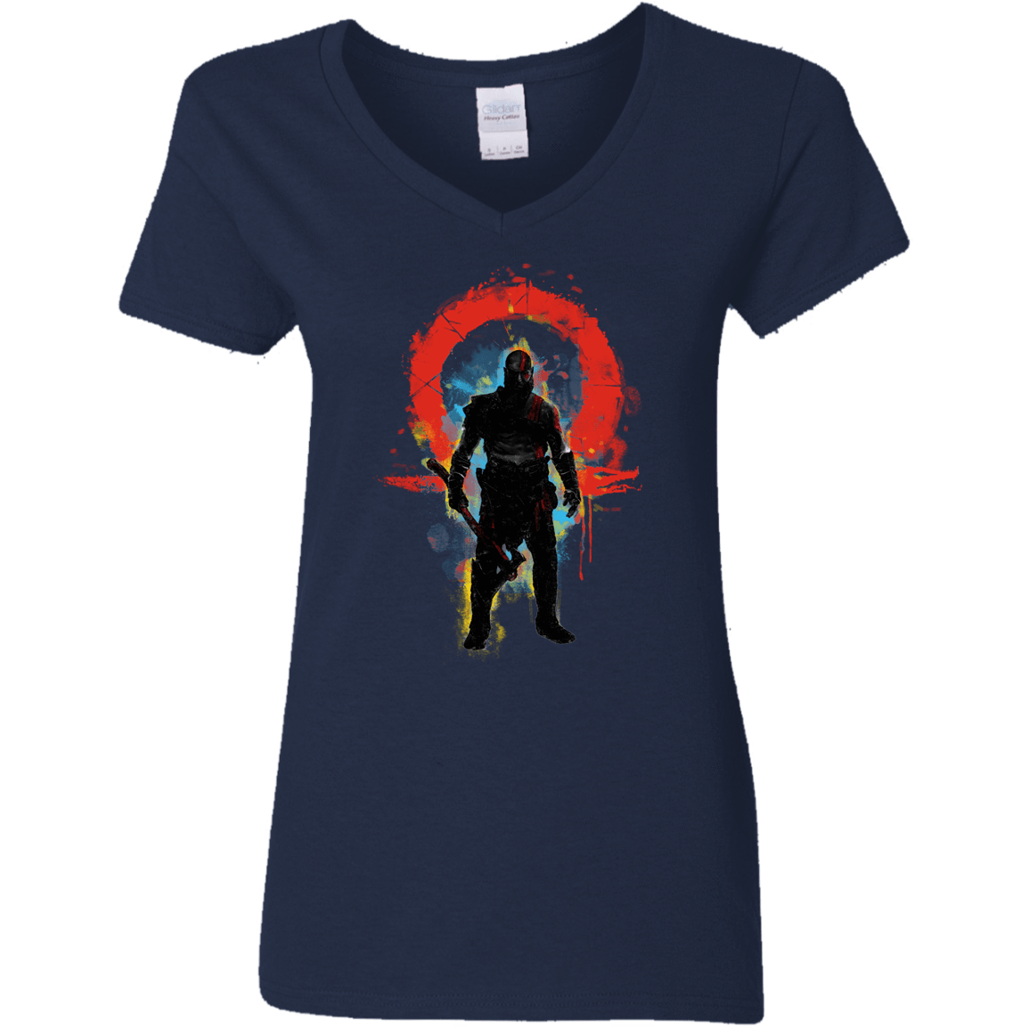 T-Shirts Navy / S Storm of War Women's V-Neck T-Shirt