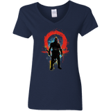 T-Shirts Navy / S Storm of War Women's V-Neck T-Shirt