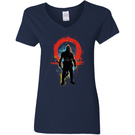 T-Shirts Navy / S Storm of War Women's V-Neck T-Shirt