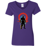 T-Shirts Purple / S Storm of War Women's V-Neck T-Shirt