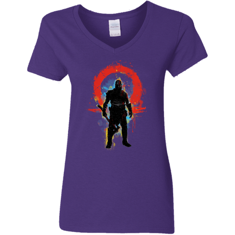 T-Shirts Purple / S Storm of War Women's V-Neck T-Shirt