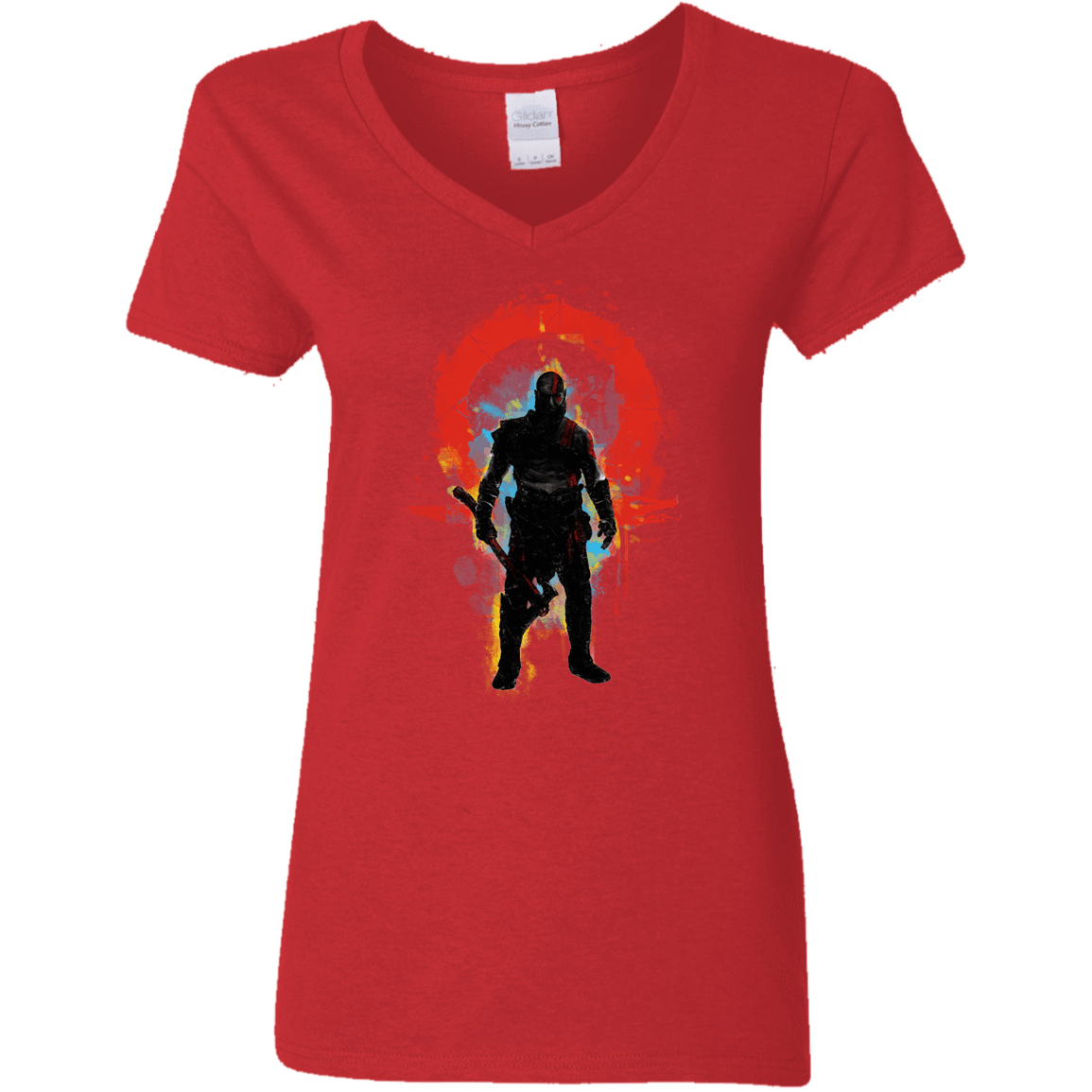 T-Shirts Red / S Storm of War Women's V-Neck T-Shirt