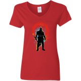 T-Shirts Red / S Storm of War Women's V-Neck T-Shirt