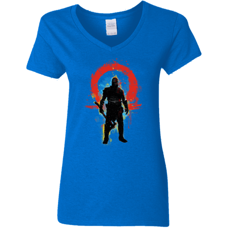 T-Shirts Royal / S Storm of War Women's V-Neck T-Shirt