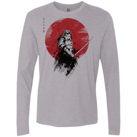 T-Shirts Heather Grey / Small Storm Samurai Men's Premium Long Sleeve