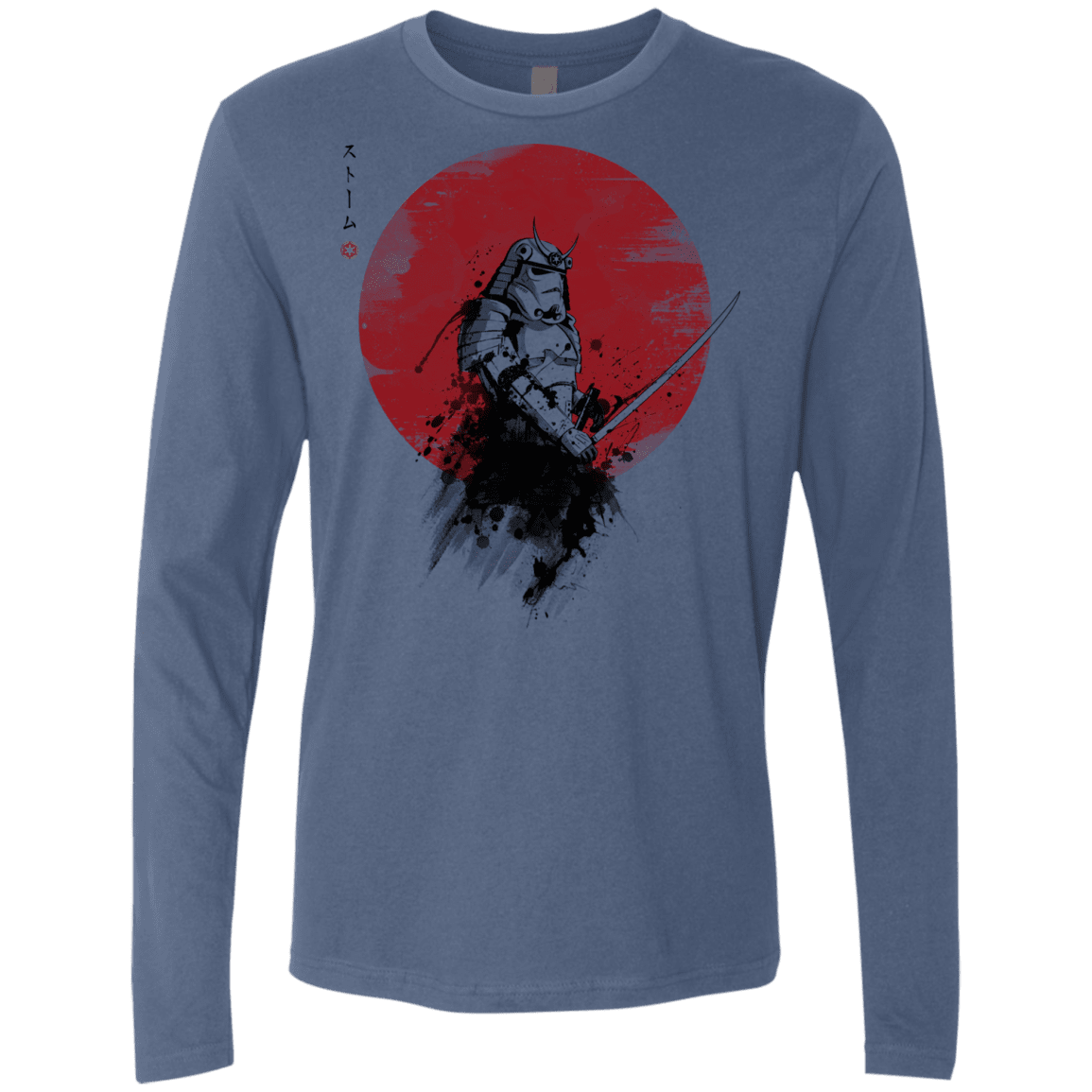 T-Shirts Indigo / Small Storm Samurai Men's Premium Long Sleeve