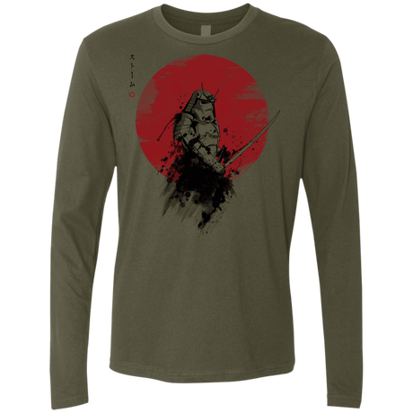 T-Shirts Military Green / Small Storm Samurai Men's Premium Long Sleeve