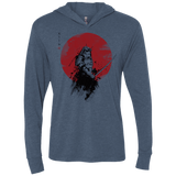 T-Shirts Indigo / X-Small Storm Samurai Triblend Long Sleeve Hoodie Tee
