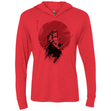T-Shirts Vintage Red / X-Small Storm Samurai Triblend Long Sleeve Hoodie Tee