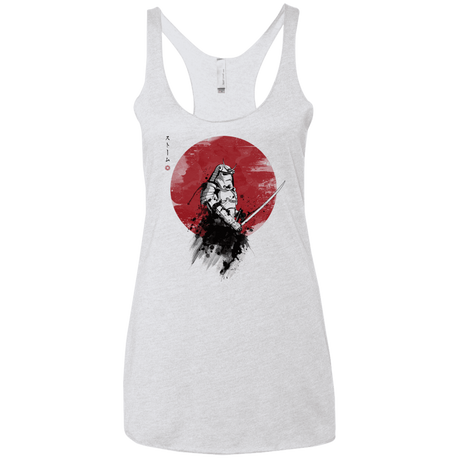 T-Shirts Heather White / X-Small Storm Samurai Women's Triblend Racerback Tank