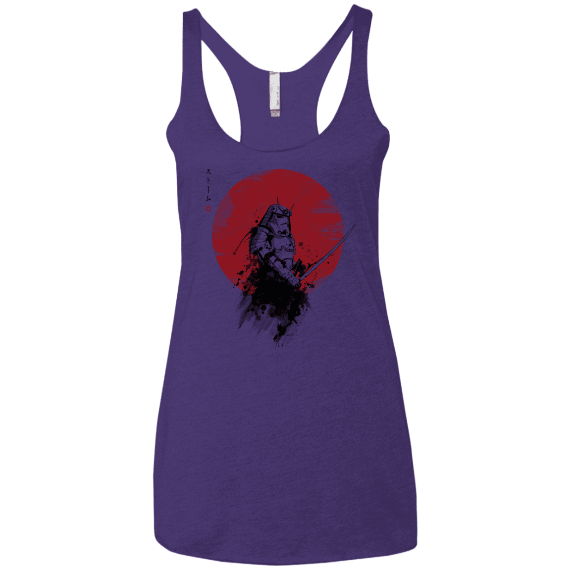 T-Shirts Purple / X-Small Storm Samurai Women's Triblend Racerback Tank