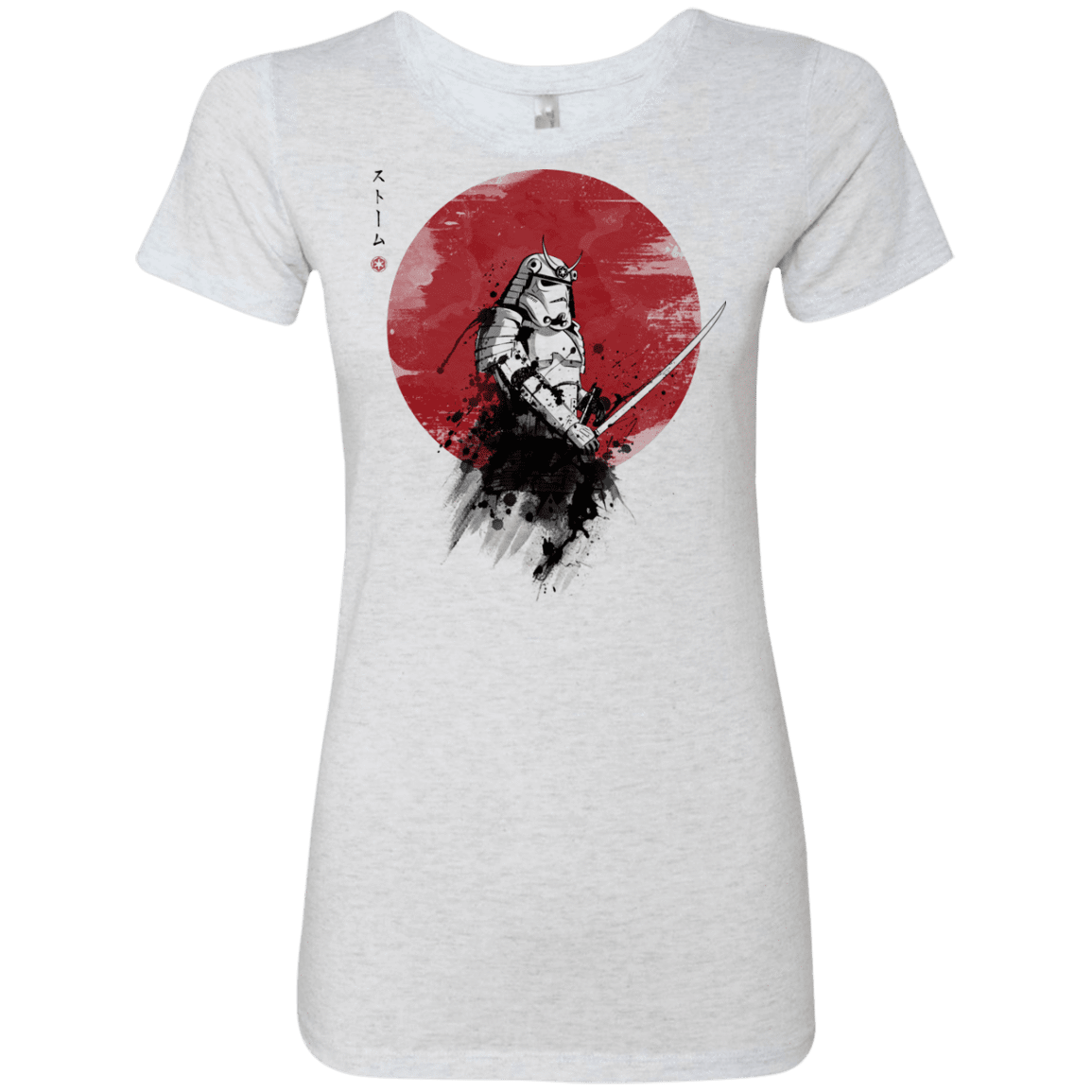 T-Shirts Heather White / Small Storm Samurai Women's Triblend T-Shirt