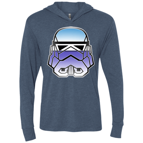 T-Shirts Indigo / X-Small Storm Triblend Long Sleeve Hoodie Tee