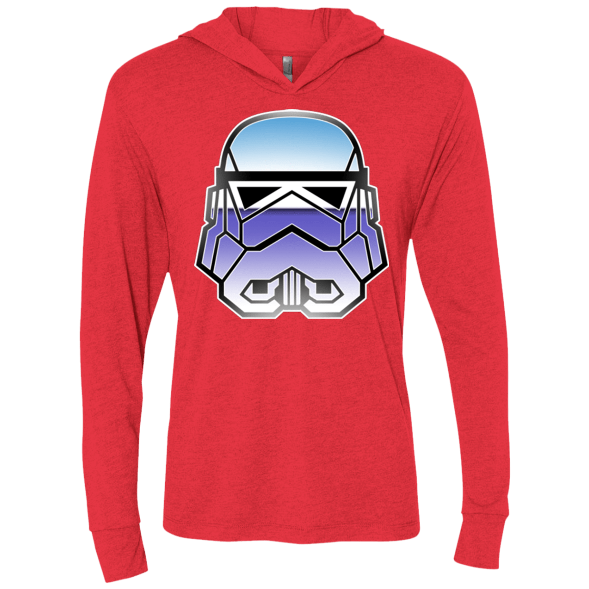 T-Shirts Vintage Red / X-Small Storm Triblend Long Sleeve Hoodie Tee