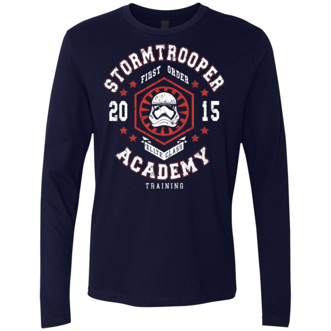 T-Shirts Midnight Navy / Small Stormtrooper Academy 15 Men's Premium Long Sleeve