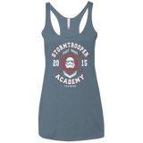 T-Shirts Indigo / X-Small Stormtrooper Academy 15 Women's Triblend Racerback Tank